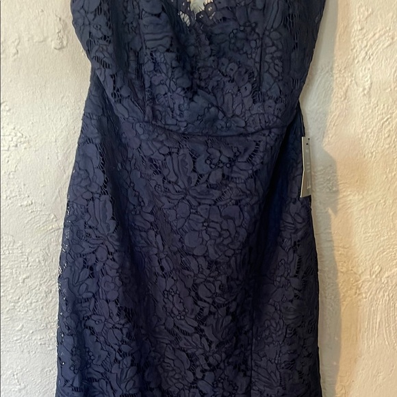 LULUS Elegant Navy Lace Dress - Picture 5 of 9